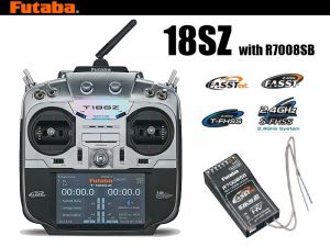 Futaba 18SZ 2.4Ghz Radio + R7008SB Receiver